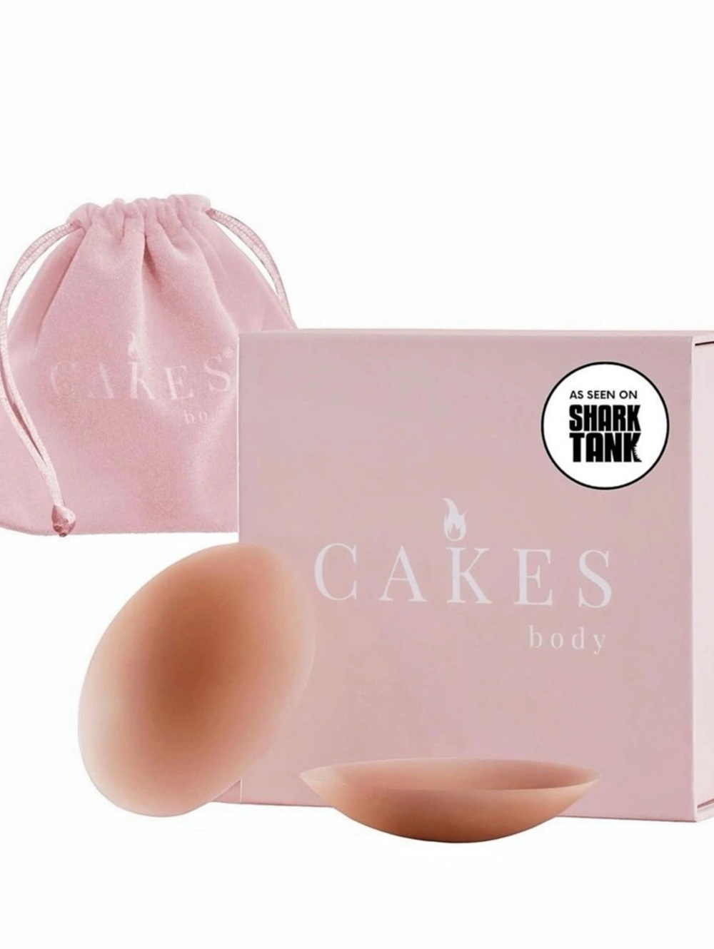 CAKES body Grippy CAKES Silicone Nipple Covers in Pink NWT